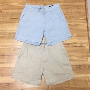 SET OF TWO! Polo 6” inseam shorts